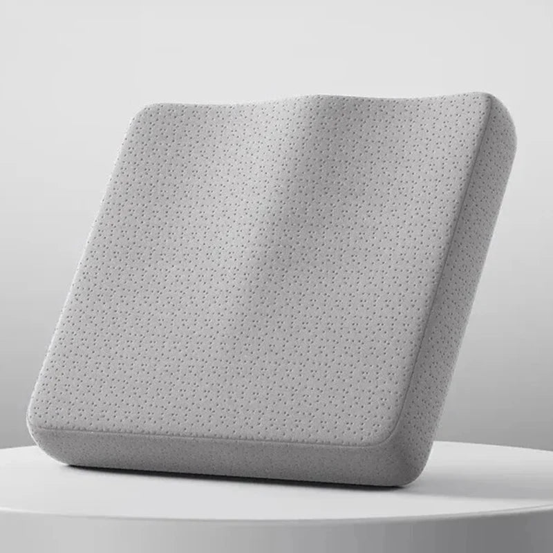 This supportive memory foam cushion provides comfort and tailbone relief, promoting healthy posture with its contoured design. Covered in soft velvet fabric with a non-slip bottom, it’s perfect for office chairs, car seats, and travel.