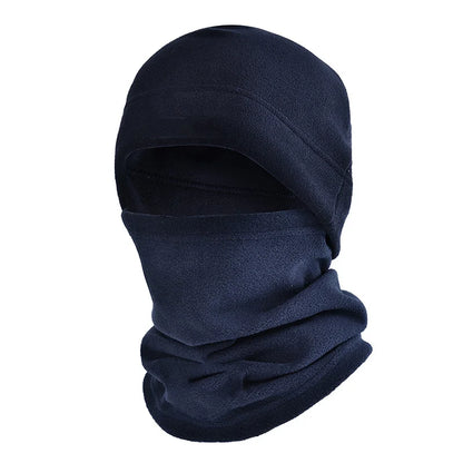 "Stay warm and stylish with this unisex velvet hat and fuzz neck cover set, doubling as a face shield for added protection. Perfect for outdoor activities in autumn and winter."