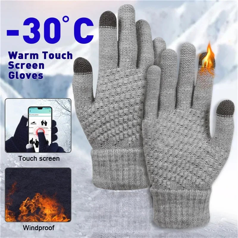 "Brave the cold with -30°C touch screen gloves, designed for extreme warmth and functionality. Crafted with durable materials and touch-sensitive fingertips, they're perfect for staying connected in freezing weather."