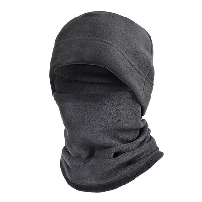 "Stay warm and stylish with this unisex velvet hat and fuzz neck cover set, doubling as a face shield for added protection. Perfect for outdoor activities in autumn and winter."